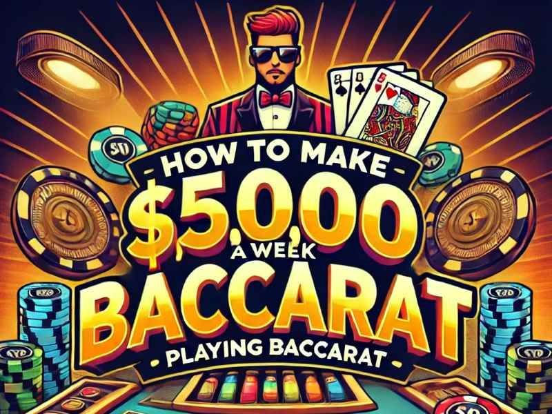 카지노사이트에서 $5,000을 매주 버는 비밀: 바카라 전략과 돈 관리의 결정판