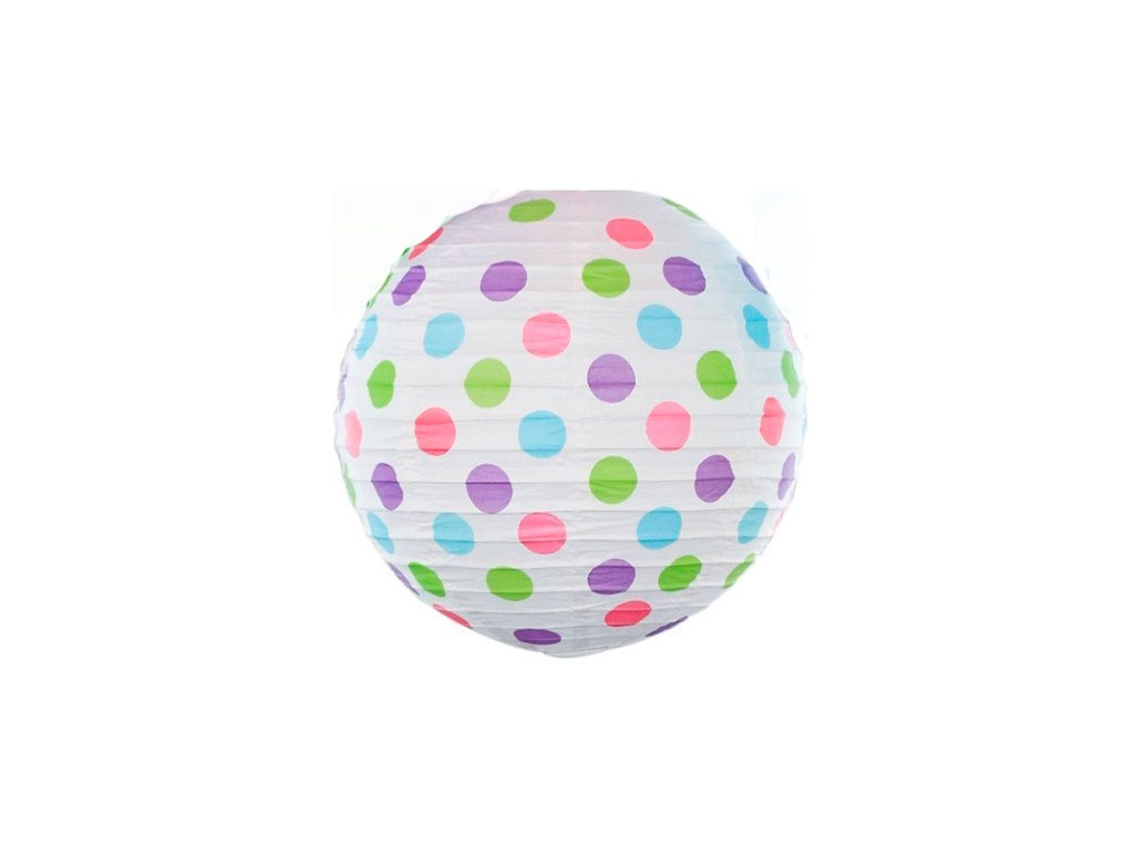 LAMPARA DE PAPEL LUNARES 12"