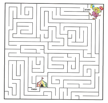 Garden Bros Circus Mazes