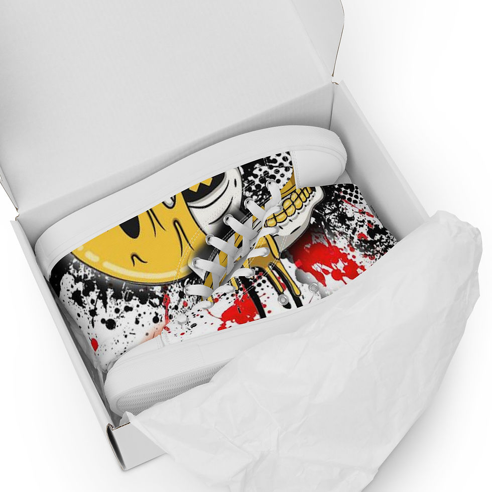 Miniatura: Men’s high top canvas shoes