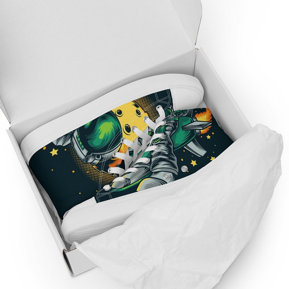 Thumbnail: Men’s high top canvas shoes