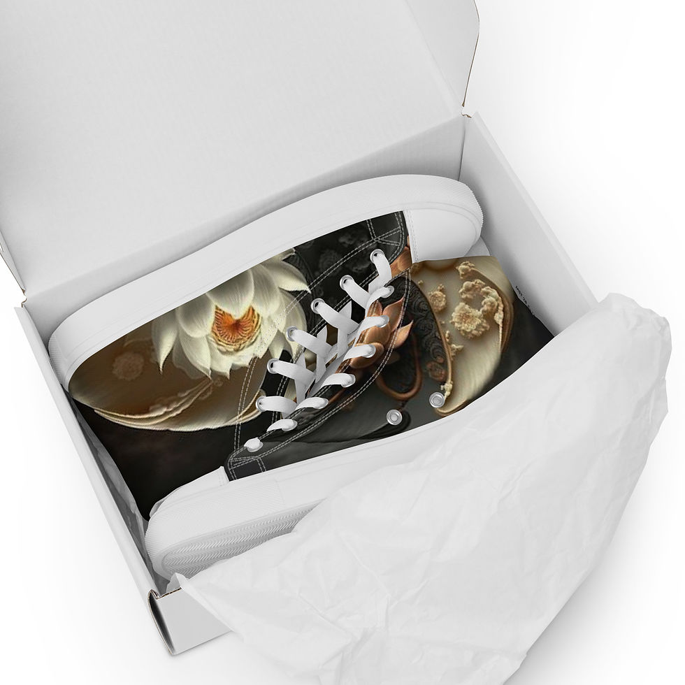 Thumbnail: Women’s high top canvas shoes