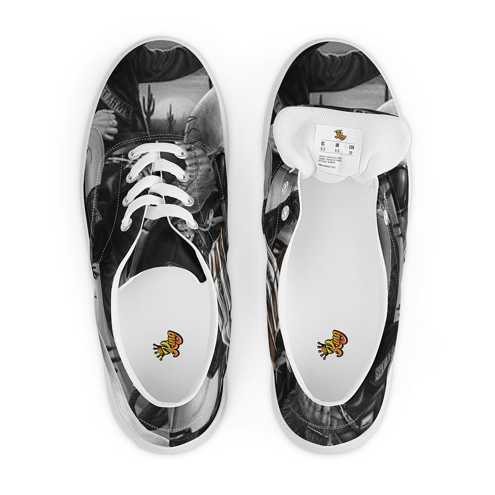 Miniatura: Men’s lace-up canvas shoes