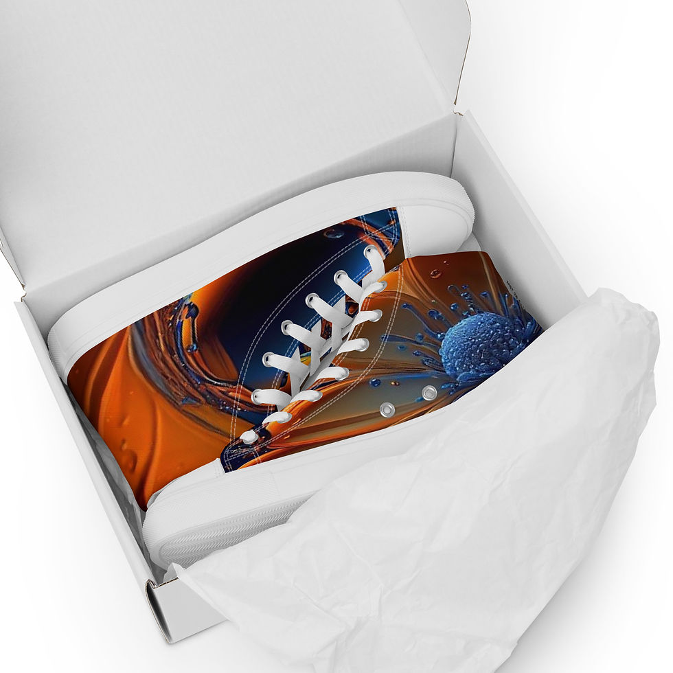 Miniatura: Women’s high top canvas shoes