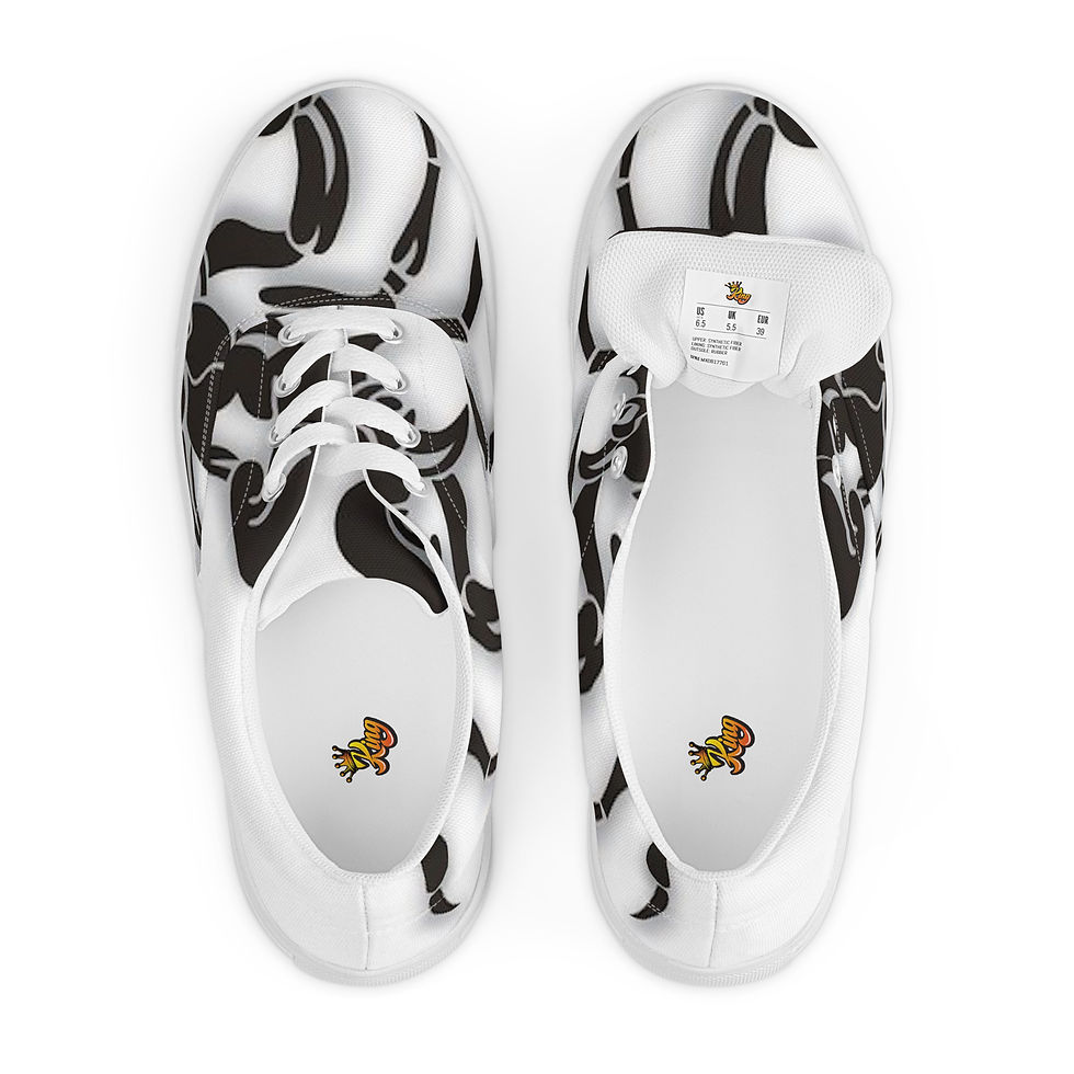 Miniatura: Men’s lace-up canvas shoes