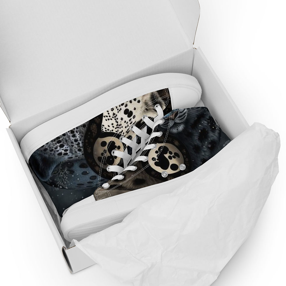 Miniatura: Men’s high top canvas shoes