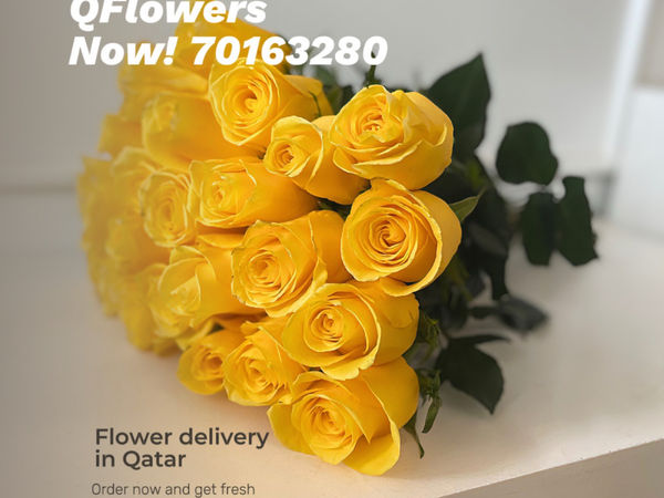 Fresh Yellow Roses Bouquet