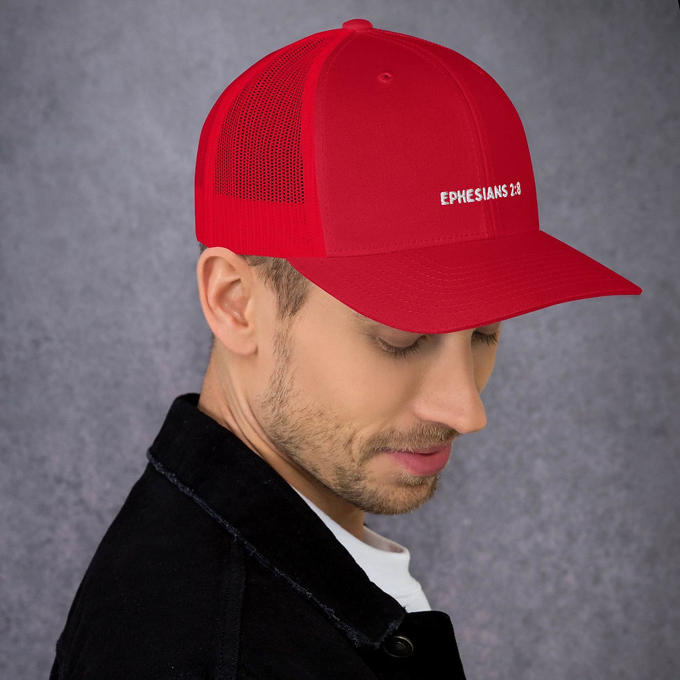 Thumbnail: Ephesians 2:8 Trucker Cap