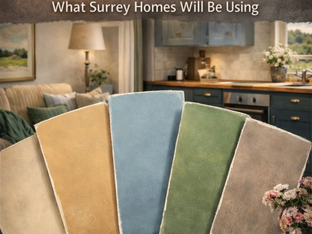 Popular Paint Colours Forecast for 2026 - Colour mood in Surrey villages.