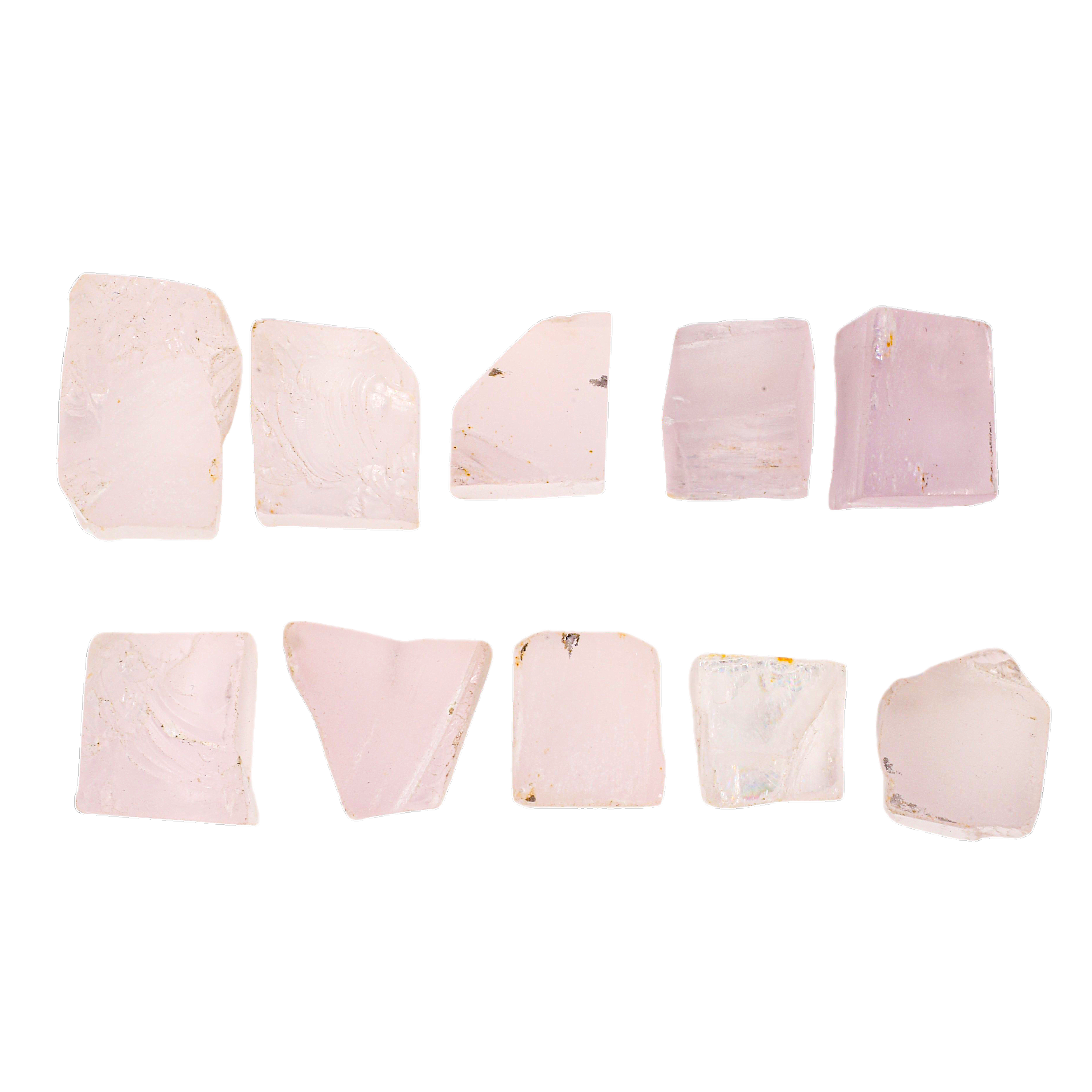 KUNZITE 100.00 CTS. 10 PCS. 6.0-12CT. EACH