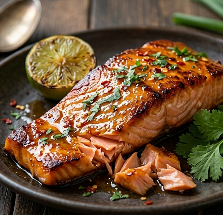 Chantico Agave Glazed Salmon