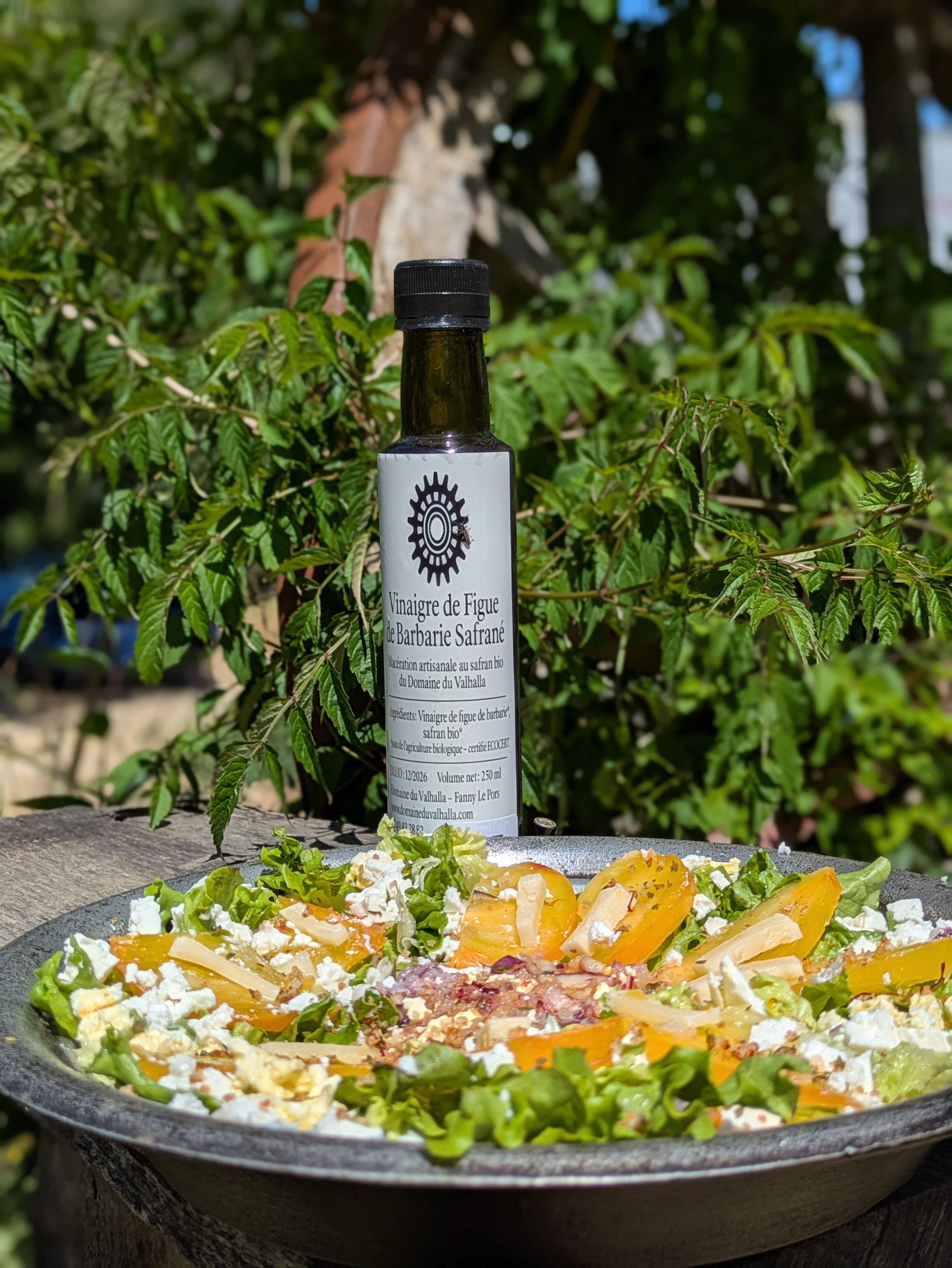 Vinaigre de figue de barbarie safrané