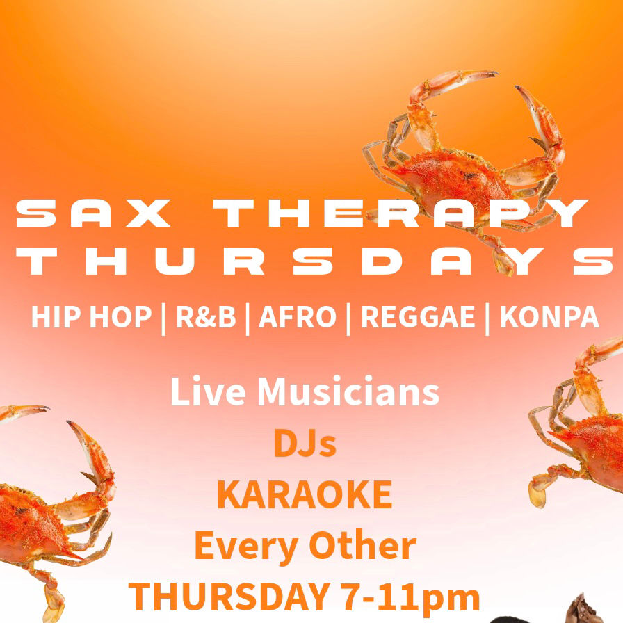Sax Therapy Thursdays Every Other THURSDAY!