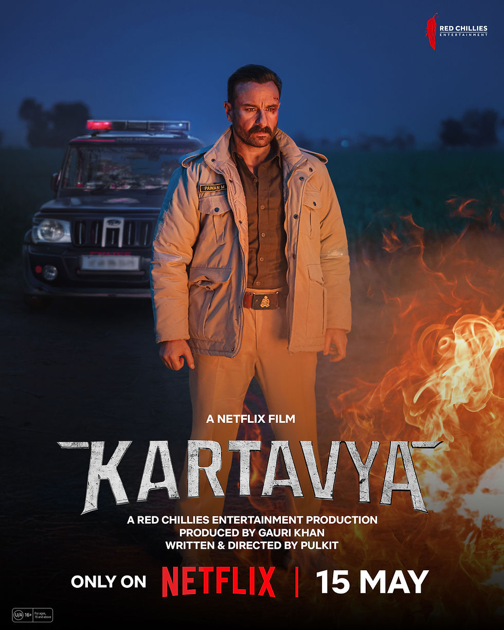 Kartavya Netflix Saif Ali Khan Pawan police officer crime drama 2026