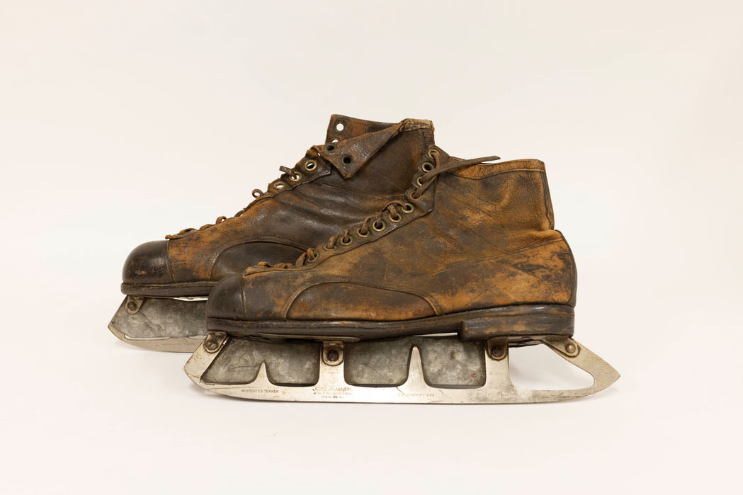 Georges Vezina 325th Consecutive & Final Game Worn Skates with Montreal Canadians