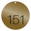 Thumbnail: ROUND BRASS VALVE TAGS – CUSTOM ID CODE