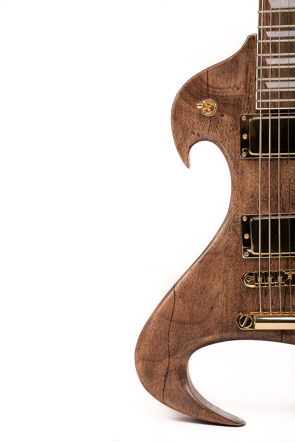 Thumbnail: n. guitars – Blade Guitar | Mahogany