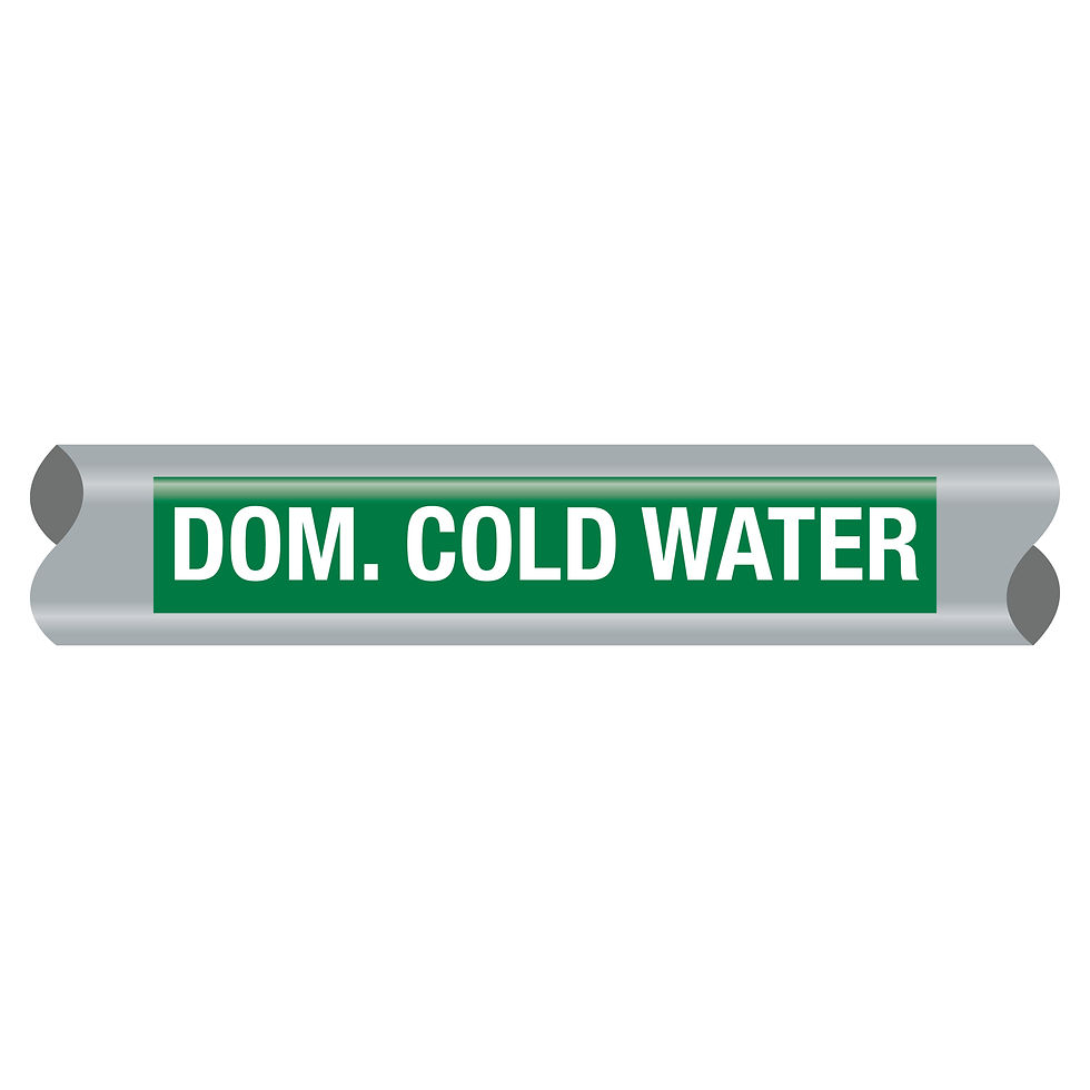 Thumbnail: GREEN ADHESIVE PIPE MARKERS | D – F LABELS