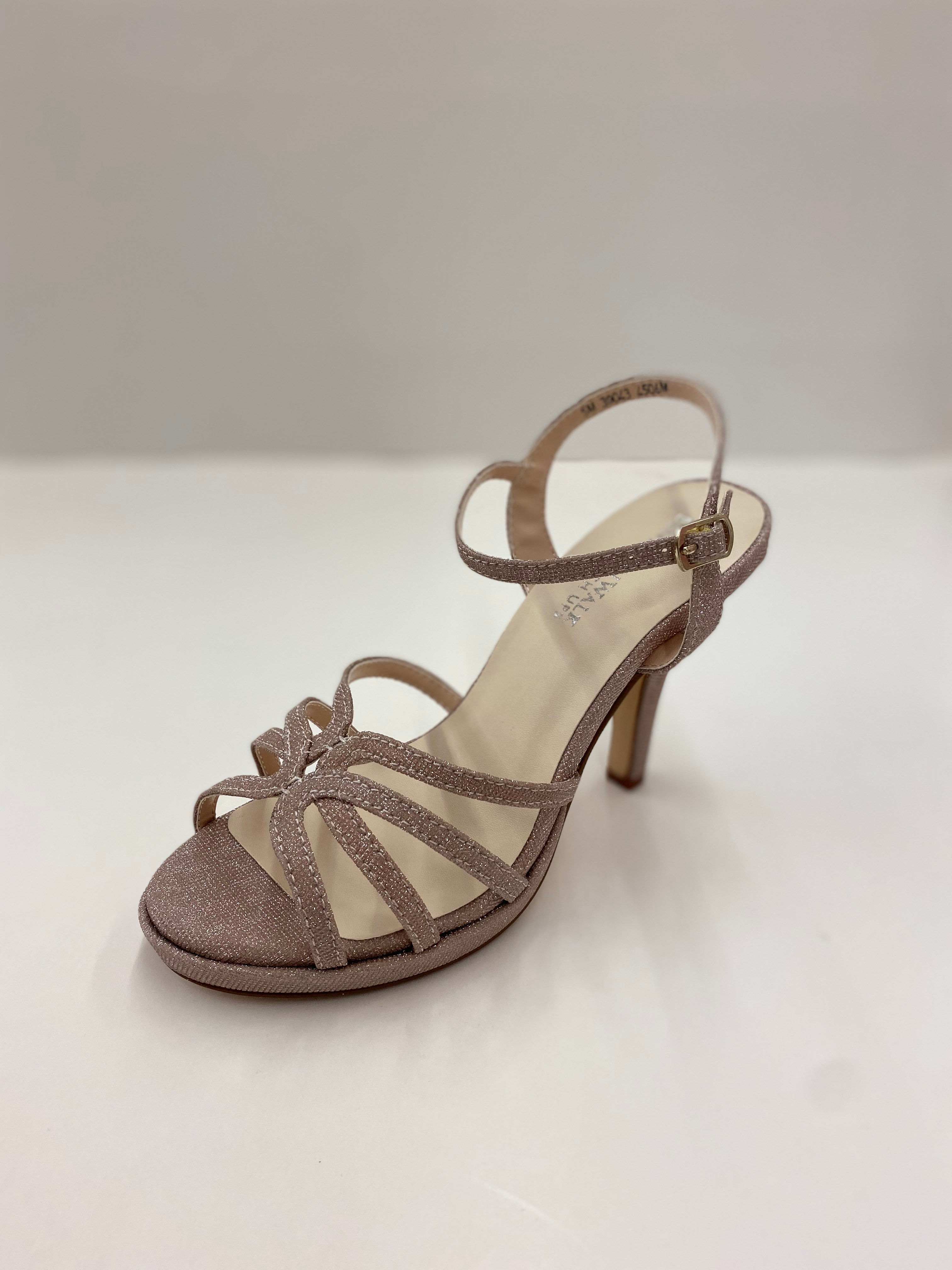 Benjamin Walk Mae Champagne Glitter 3.25"