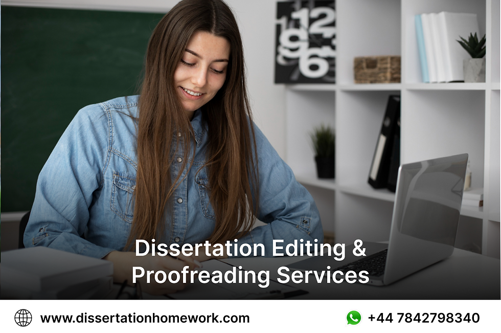 Dissertation editing services