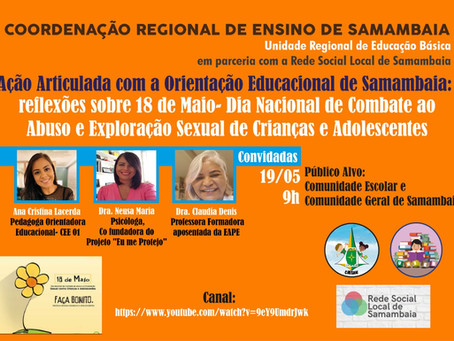 Reflexões sobre o 18 de Maio - Rede Social Local de Samambaia