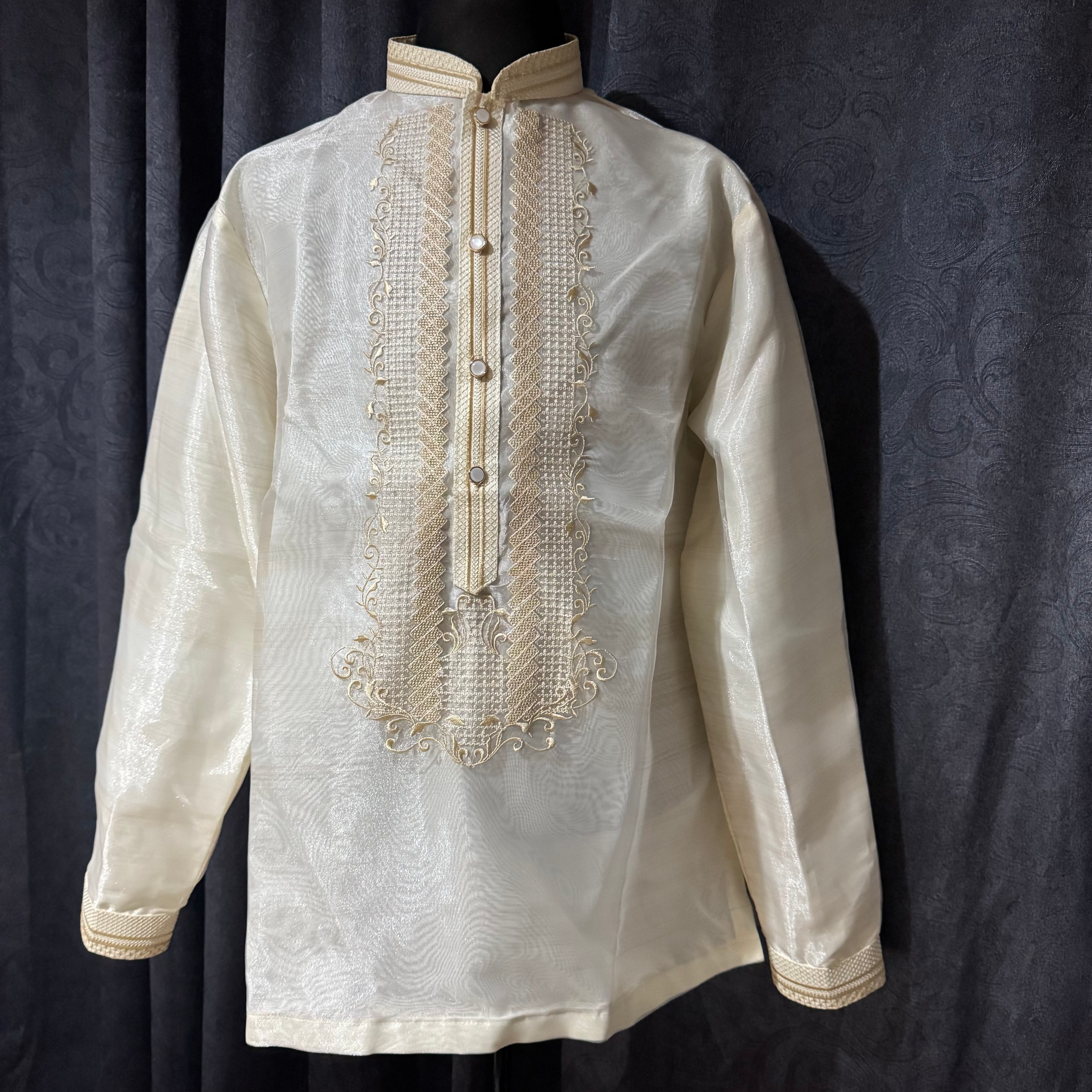 Men’s Barong Large Modern Machine-Embroidered (MBLG0038)