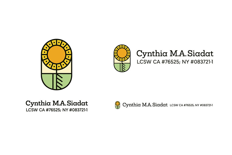 branded logo design variation for a mental health therapist