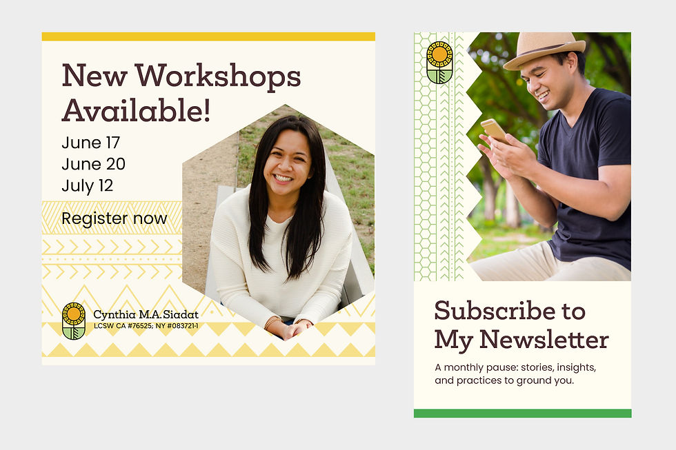 branded materials for a mental health therapist