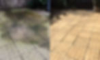 Before and after patio