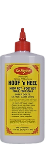 A pint bottle of Hoof N' Heel