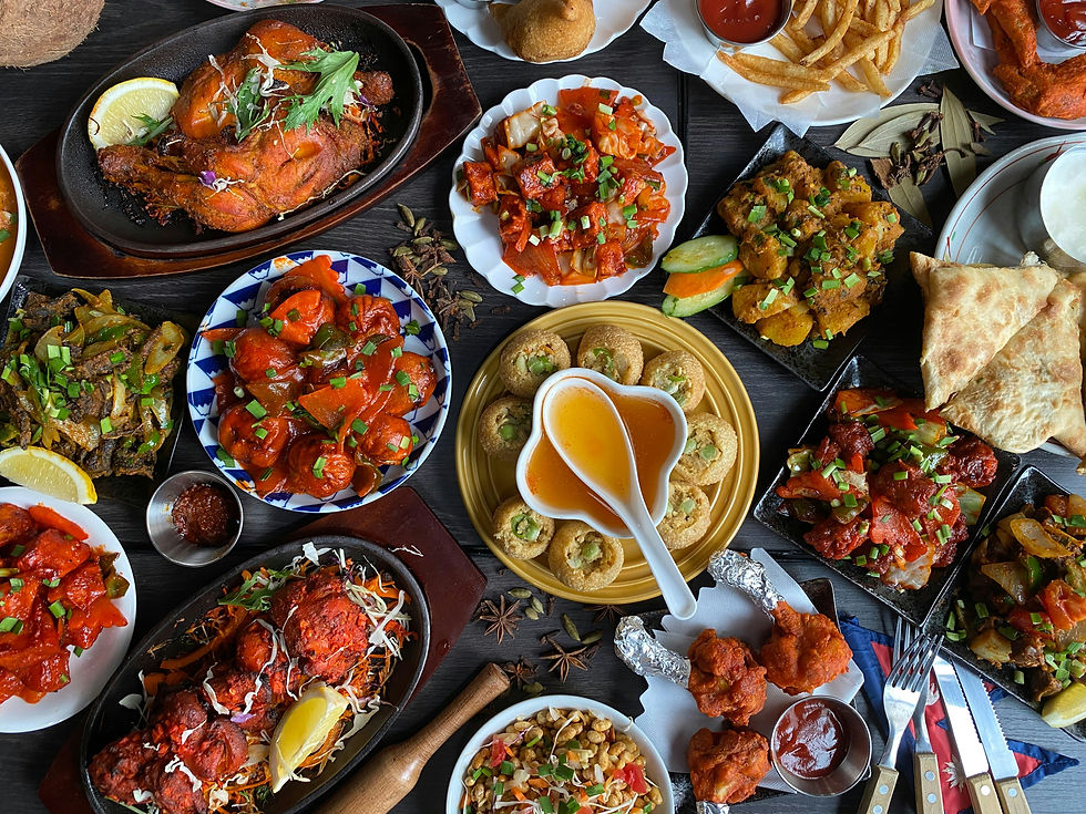 Mixed nepali food