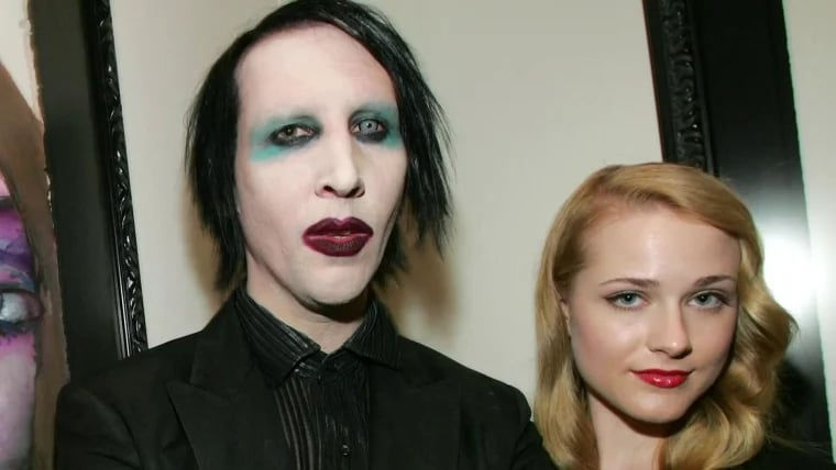 Marilyn Manson & Ashley Walters (Courtesy NBC News)