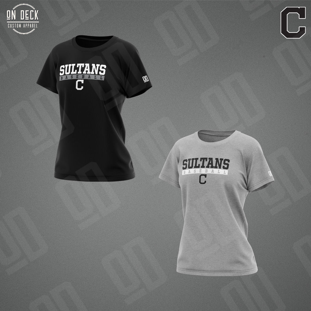 LADIES 24EVER Ring Spun Cotton (Printed Logo) - Carillon Sultans