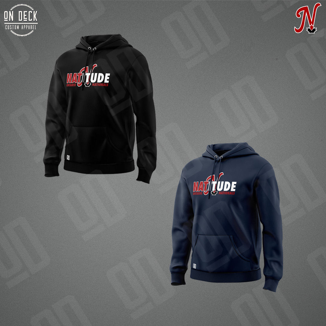"NATITUDE" YOUTH JLH Unisex Hoodie (Printed Logo) - Ontario Nationals