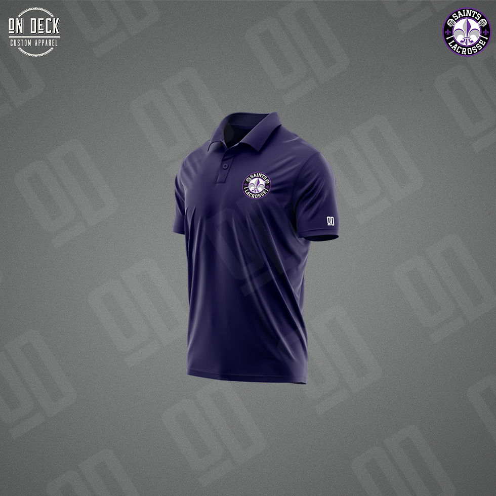 Thumbnail: Coal Harbour Snag Resistant Polo (Printed Logo) - Saints Lacrosse