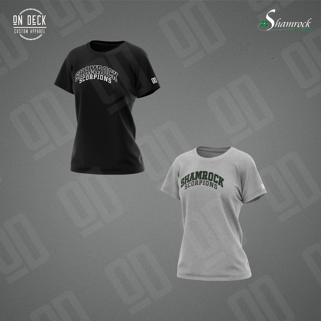 WOMENS Koi Element Ring Spun Cotton Tee (Printed Logo) - Shamrock School