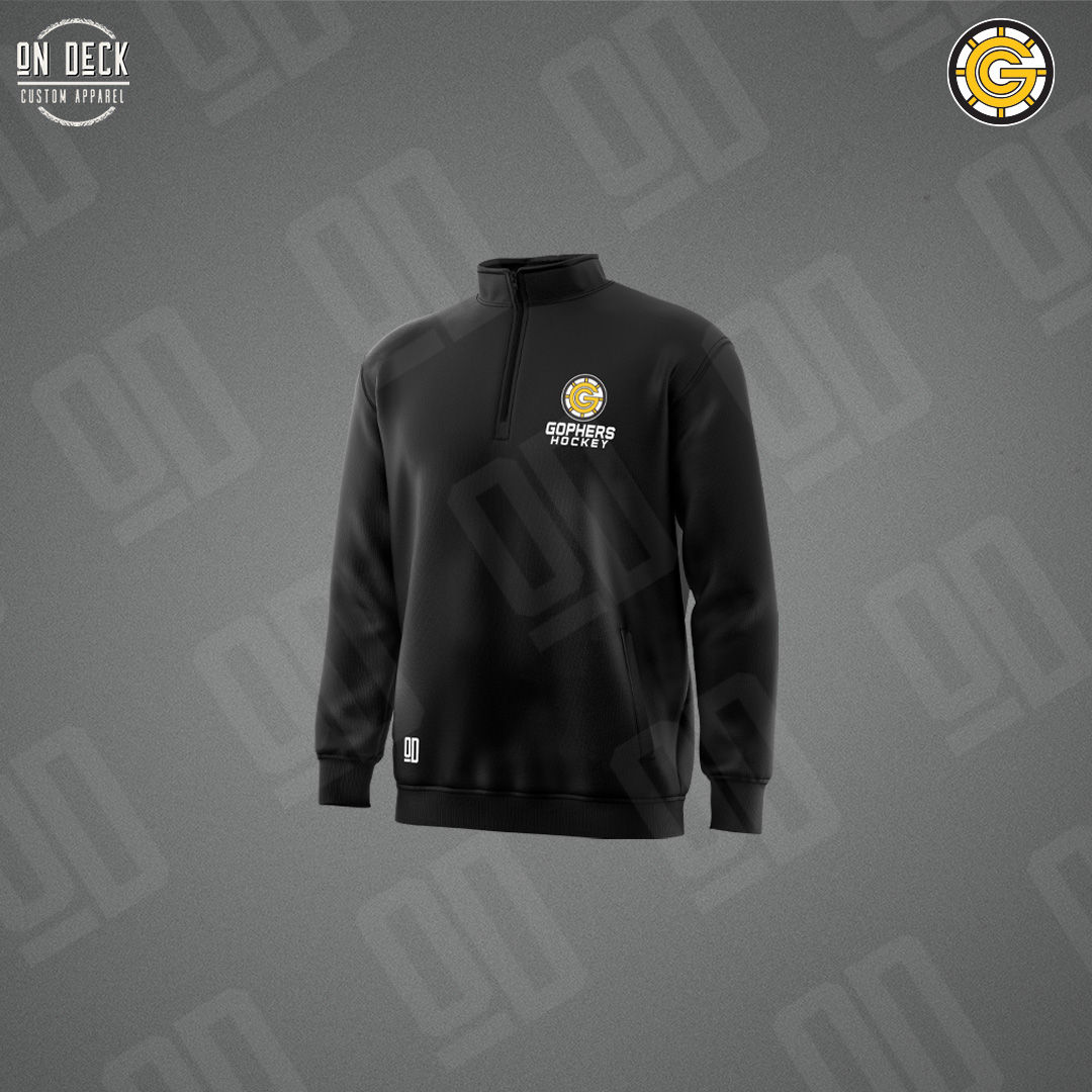 Russell Dri Power Fleece Quarter Zip (Printed Logo) - Garden City Hockey