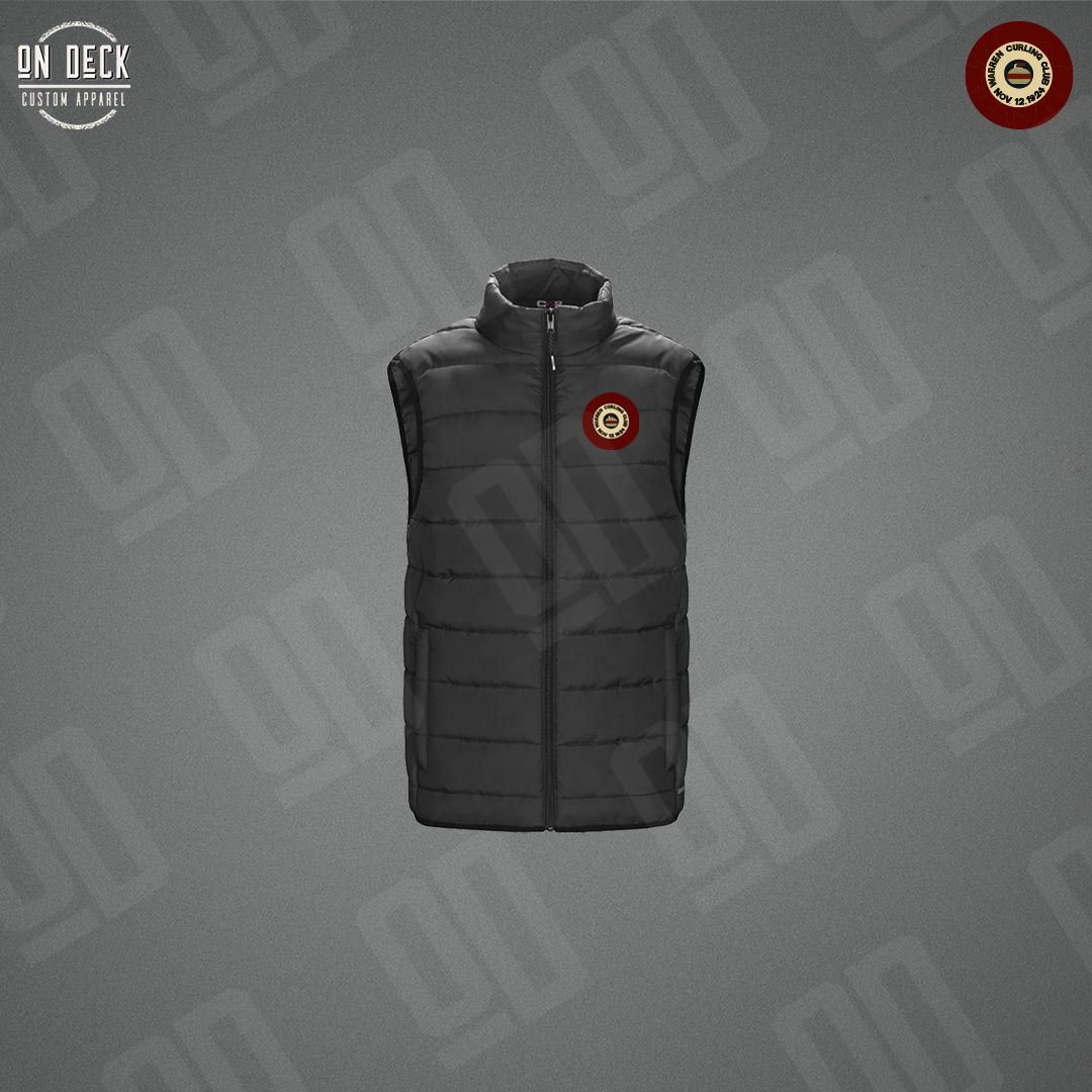 WOMEN's Canada Sportswear Puffer Vest (Embroidered Logo) - Warren Curling Club