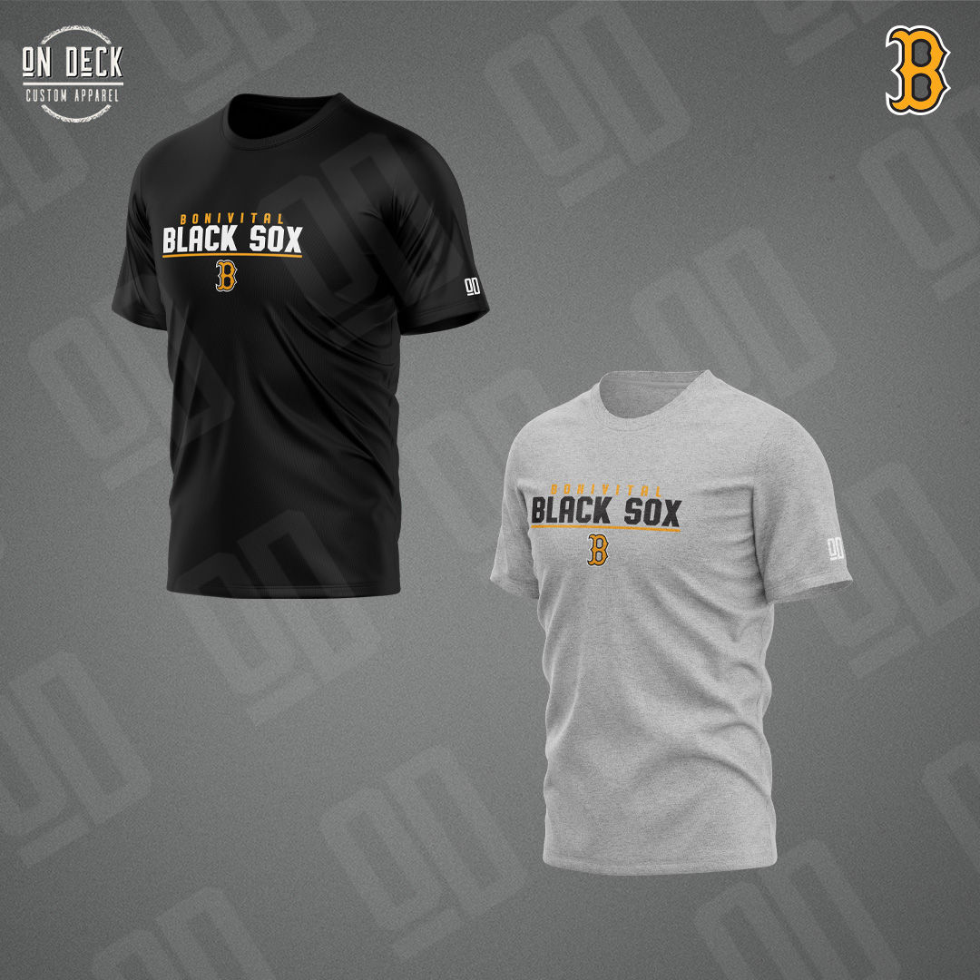 GILDAN Softstyle Tshirts - Black Sox