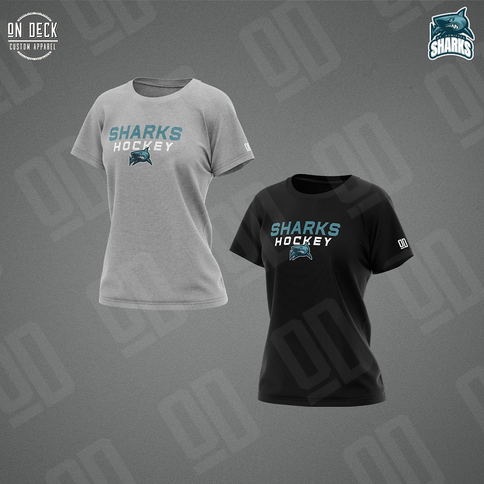 Thumbnail: WOMENS Koi Element Tee (Printed Logo) -St Boniface Sharks