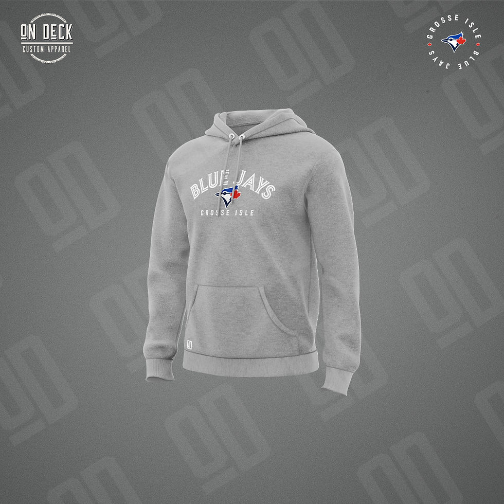Thumbnail: JLH Unisex Hoodie (Printed Logo) - Grosse Isle Blue Jays