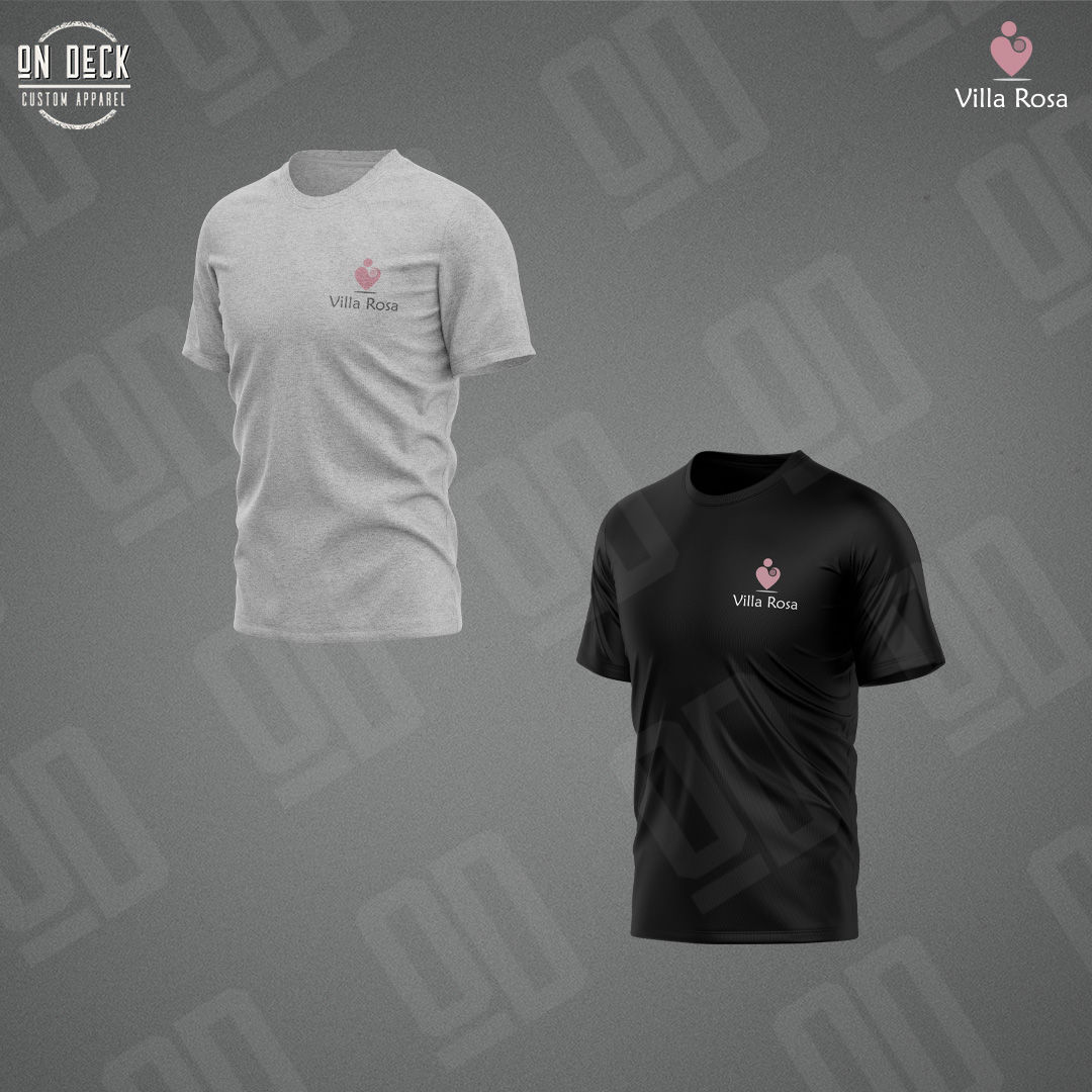 Koi Element Ring Spun Cotton Tee (Printed Logo) - Villa Rosa