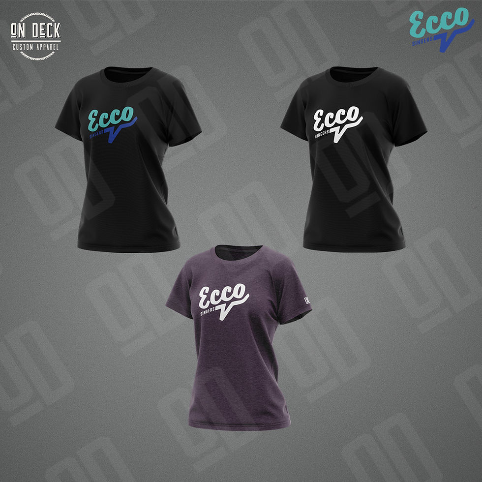WOMENS Koi Element Tee (Printed Logo) - Ecco Singers