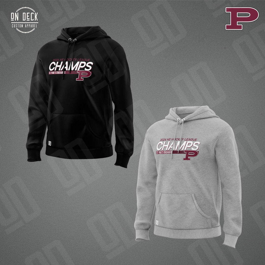 Russell Dri Power Hoodies - 2024 HS Hockey League Champs St Paul's