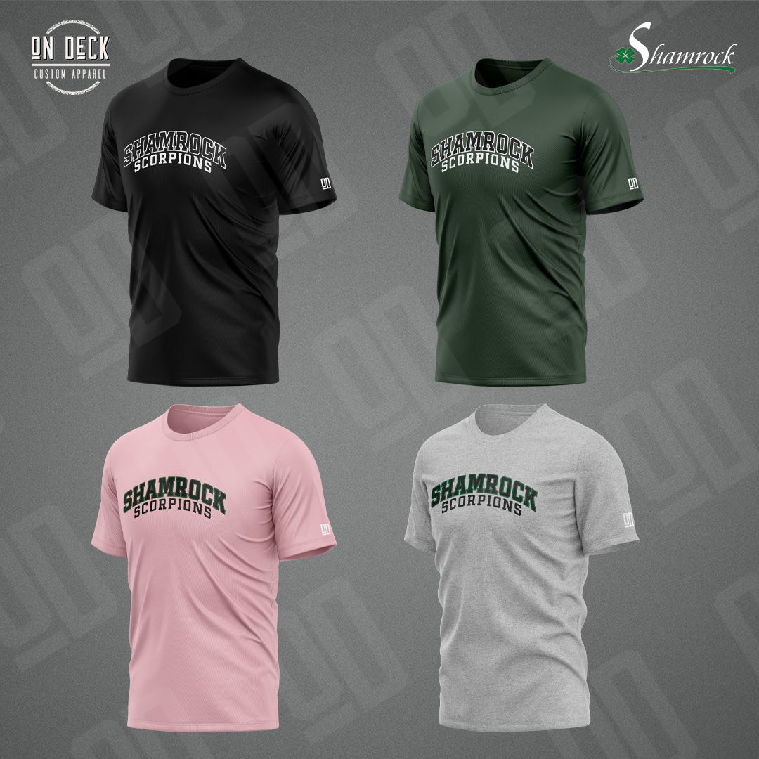 YOUTH Gildan Ultra Cotton Shirt (Printed Logo) - Shamrock School