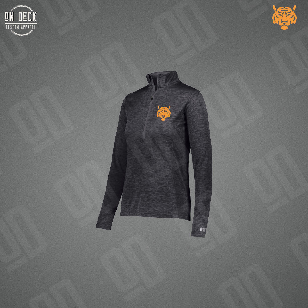 WOMENS Russell Dri Power Lightweight 1/4  (Printed Logo) - Reston School
