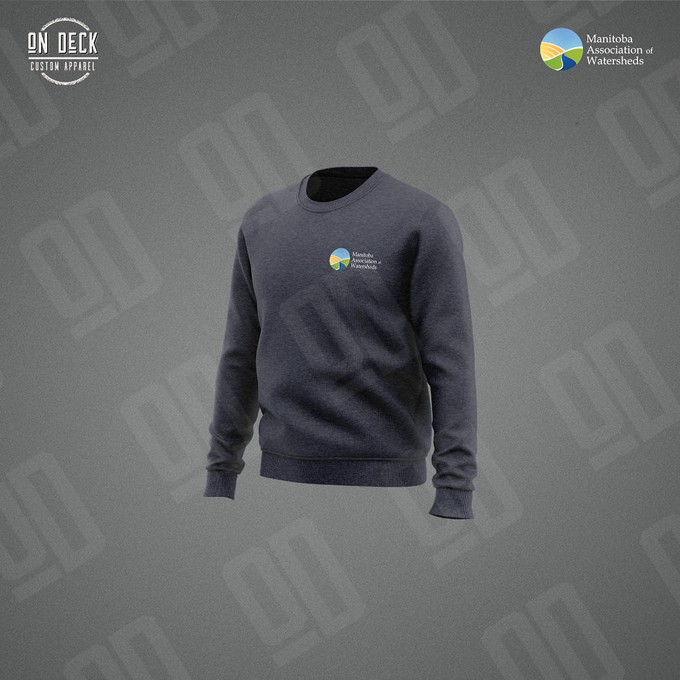 Thumbnail: Earth Wash Crewneck (Printed Logo) - Manitoba Association of Watersheds