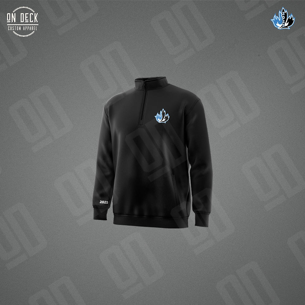 Thumbnail: JLH Unisex Quarter Zip Sweatshirt - CJS Grad