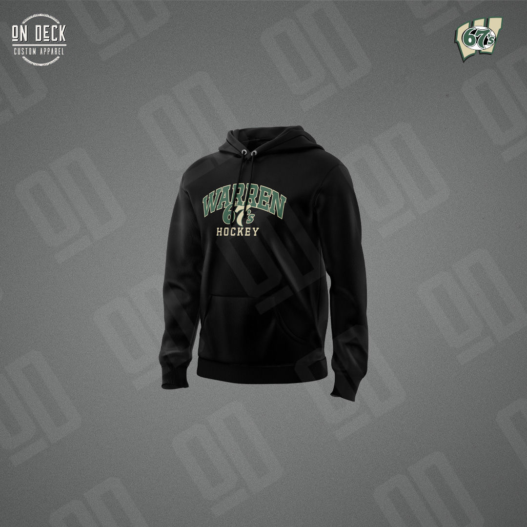 YOUTH RUSSELL Dri-Power Hoodie (Printed logo) - Warren 67's