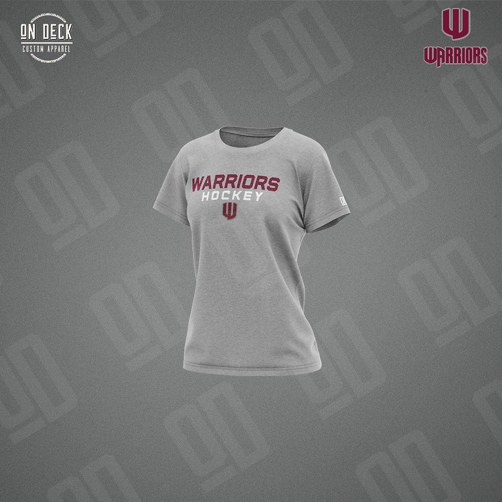 Thumbnail: WOMENS Koi Element Ring Spun Cotton Tee (Printed Logo) - Westwood Girls Hockey